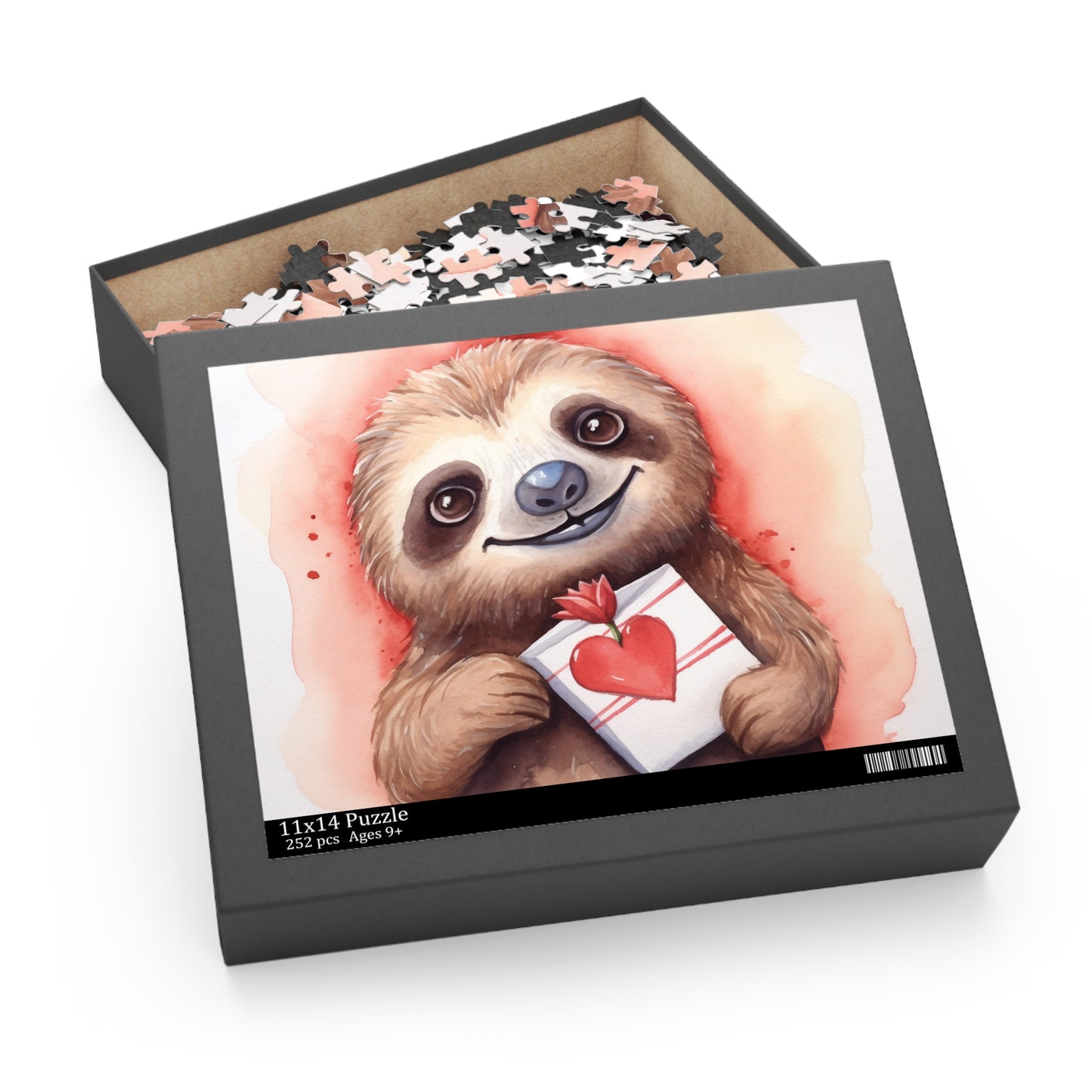 Personalised/Non-Personalised Puzzle, Sloth (120, 252, 500-Piece)