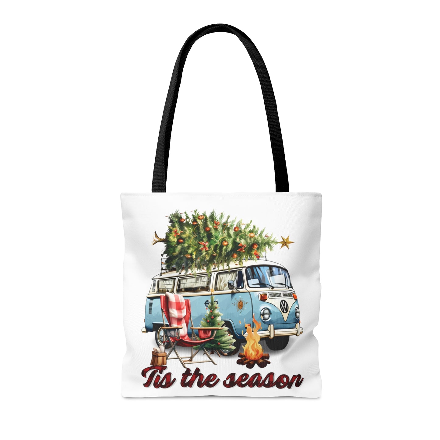 Tote Bag, Christmas, Camper