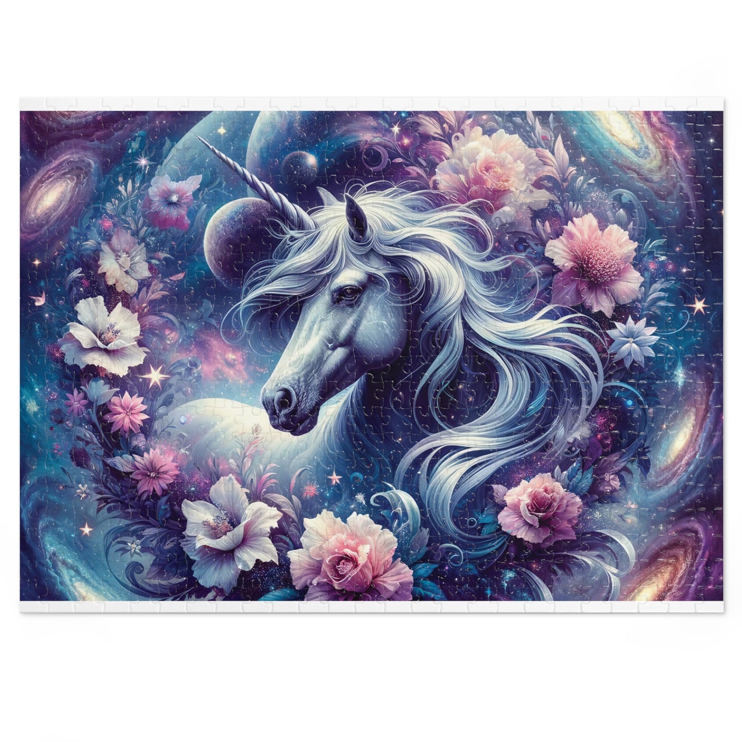 Jigsaw Puzzle, Unicorn, Personalised/Non-Personalised (30, 110, 252, 500,1000-Piece)