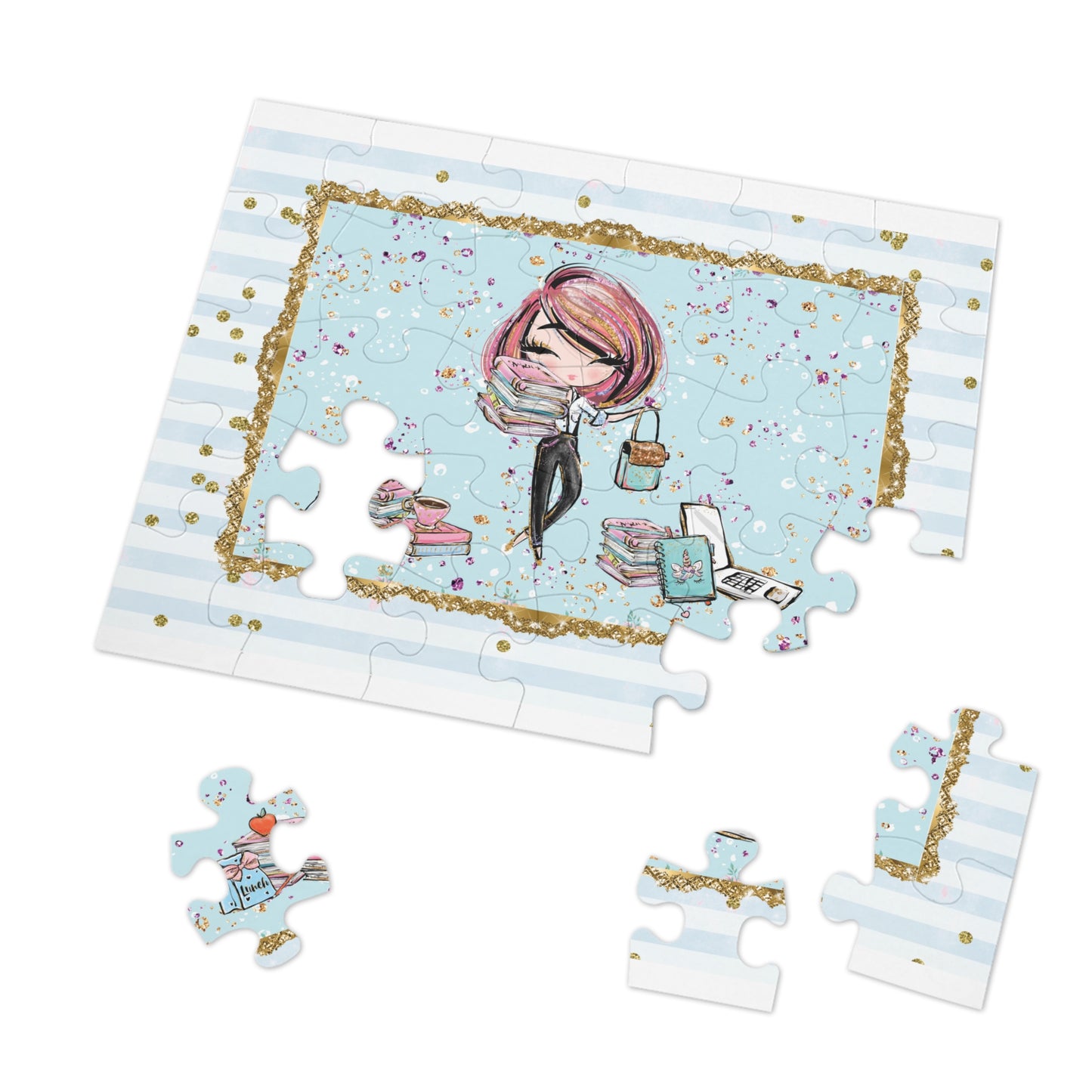 Jigsaw Puzzle, Teacher, Personalised/Non-Personalised (30, 110, 252, 500,1000-Piece)