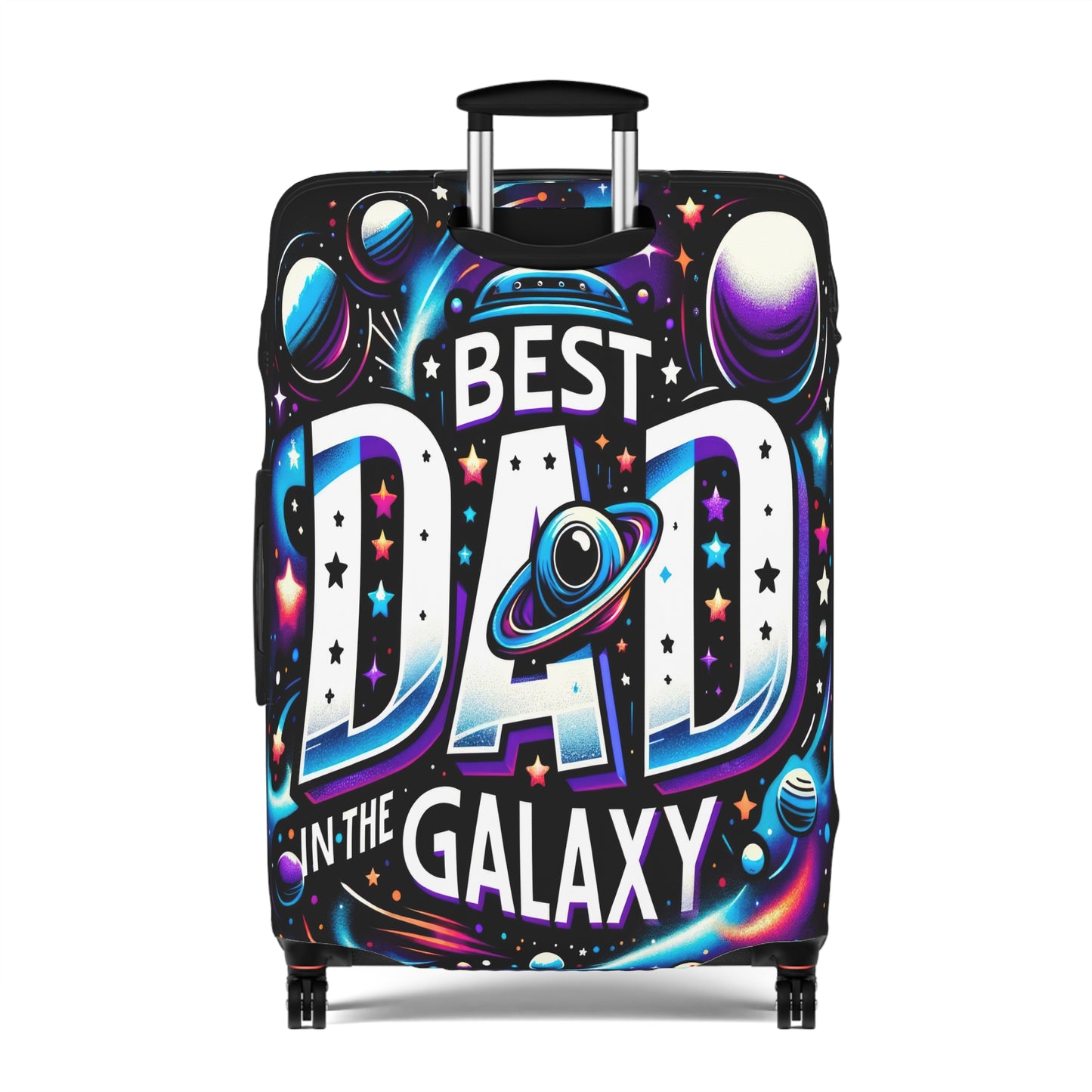 Luggage Cover, Best Dad in the Galaxy, awd-1463