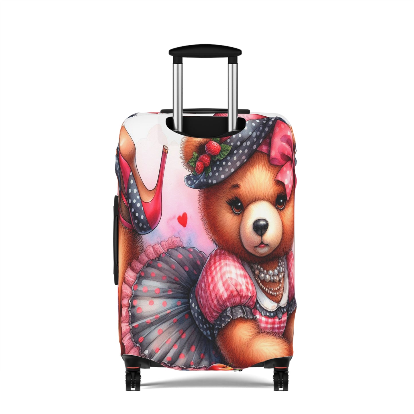 Luggage Cover, Rockabilly, Teddy Bear, awd-3033