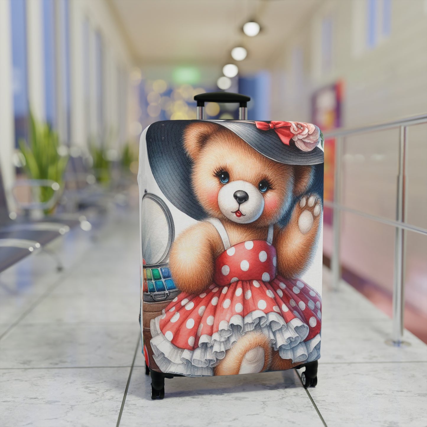 Luggage Cover, Teddy Bear Artist, awd-3028