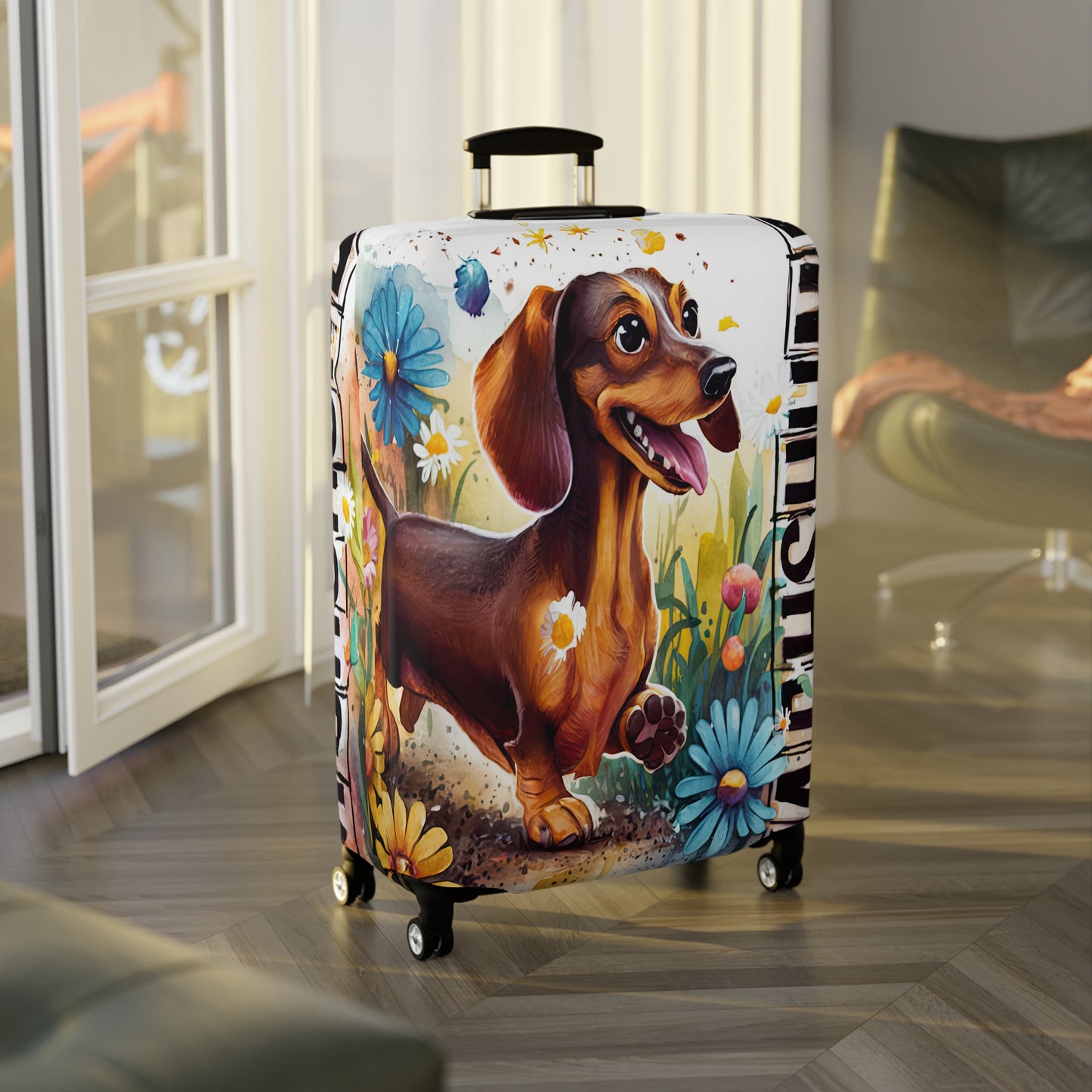 Luggage Cover, Dachshund, awd-1652