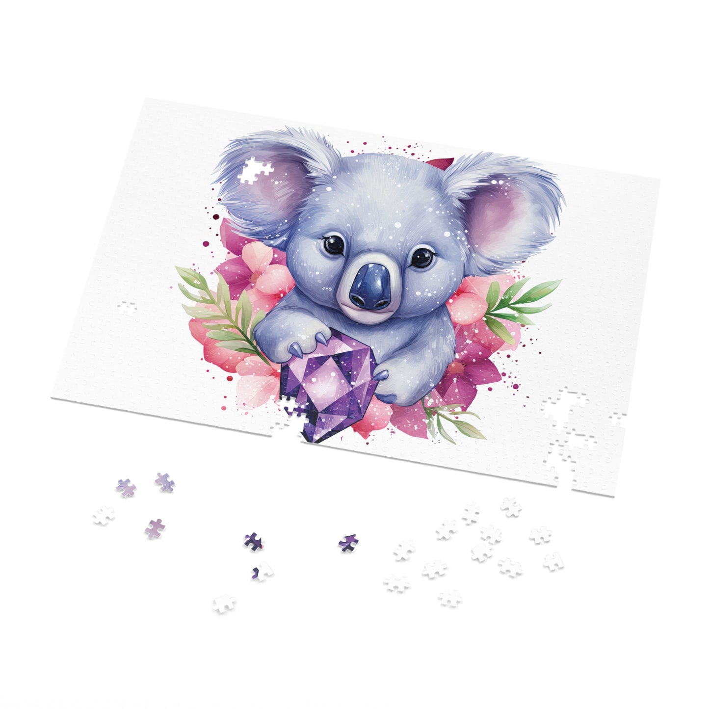 Jigsaw Puzzle in Tin, Australian Animals, Koala, Personalised/Non-Personalised, awd-507 (30, 110, 252, 500,1000-Piece)