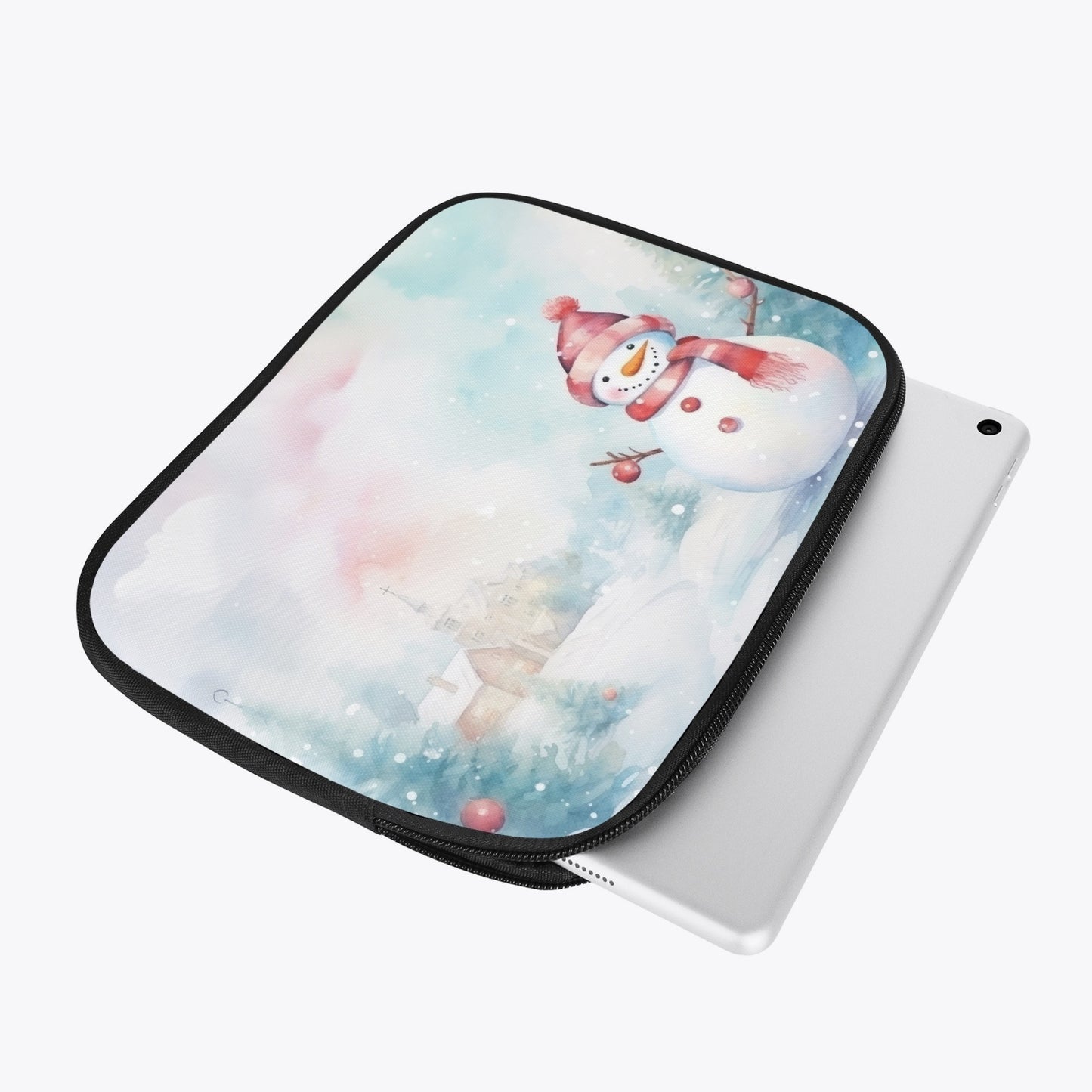 Tablet Sleeve - Christmas Snowman, awd-558