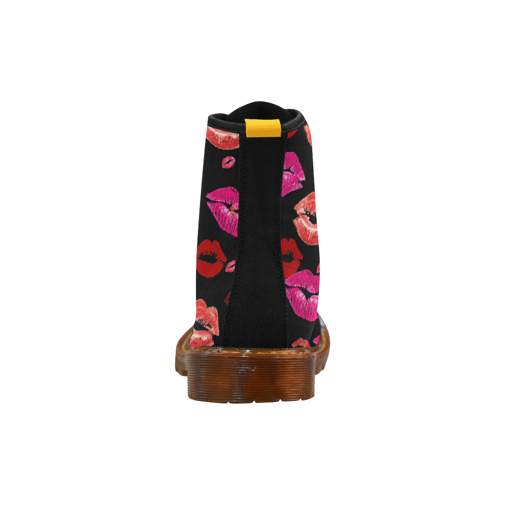 red lip Martin Boots For Women Model 1203H