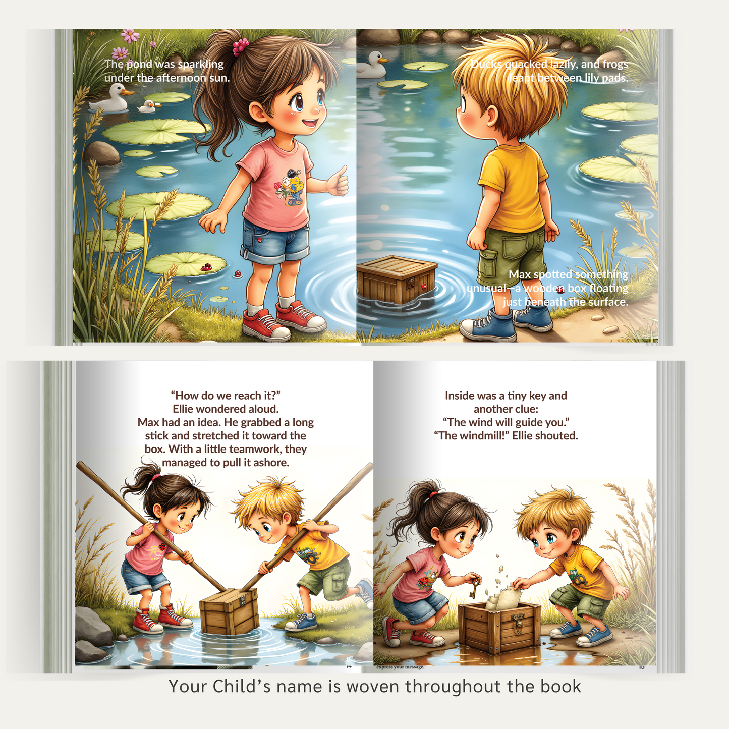 Personalized Farm Adventure Hardcover Book – The Great Farm Adventure – Custom Story for Kids