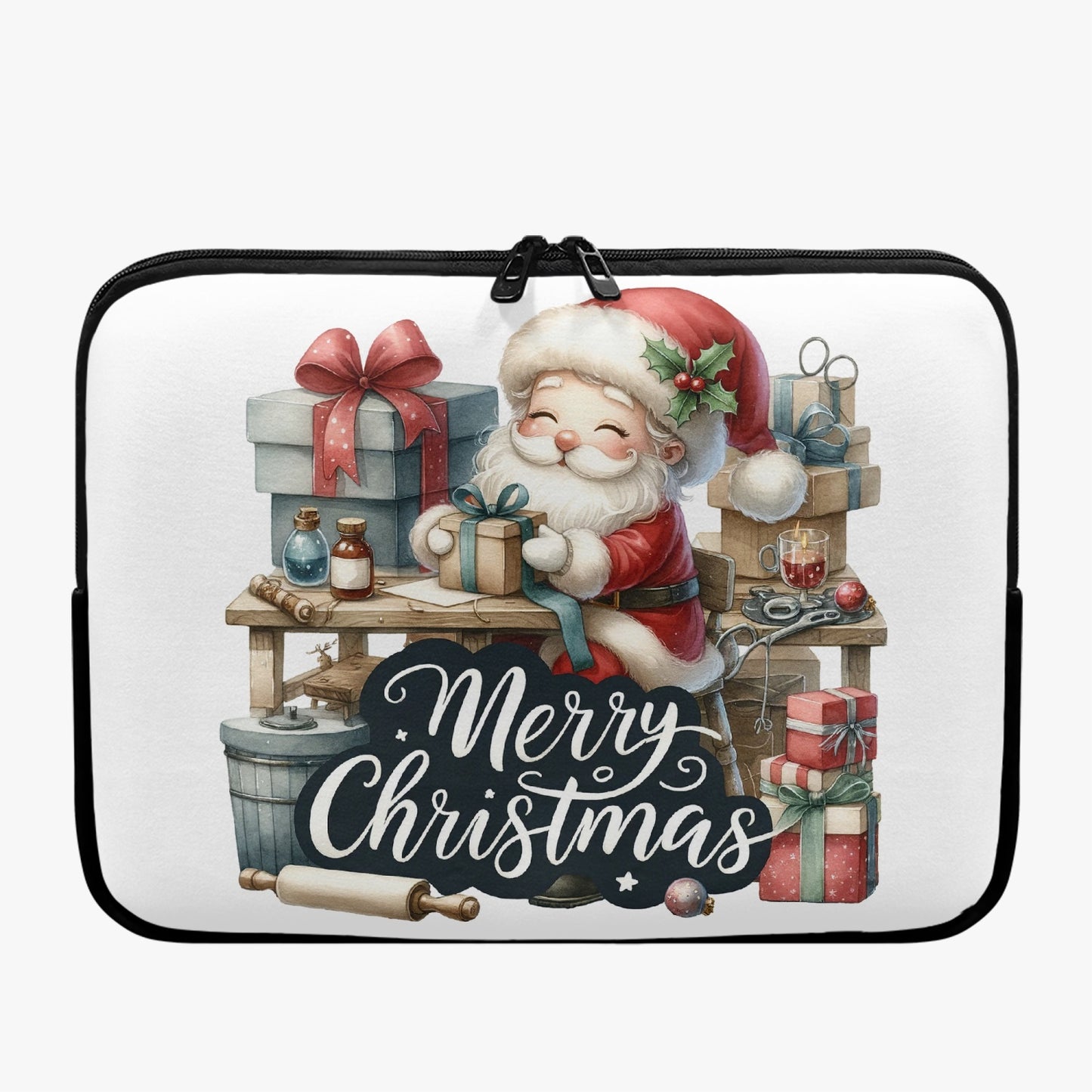 Laptop Sleeve - without handles - Christmas, Santa