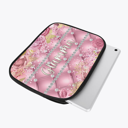 Tablet Sleeve - Pink Floral - Glamma