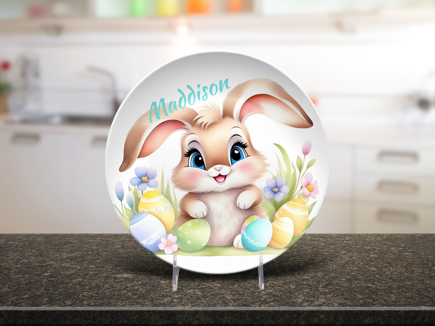 Easter Bunny Personalised Easter Plate