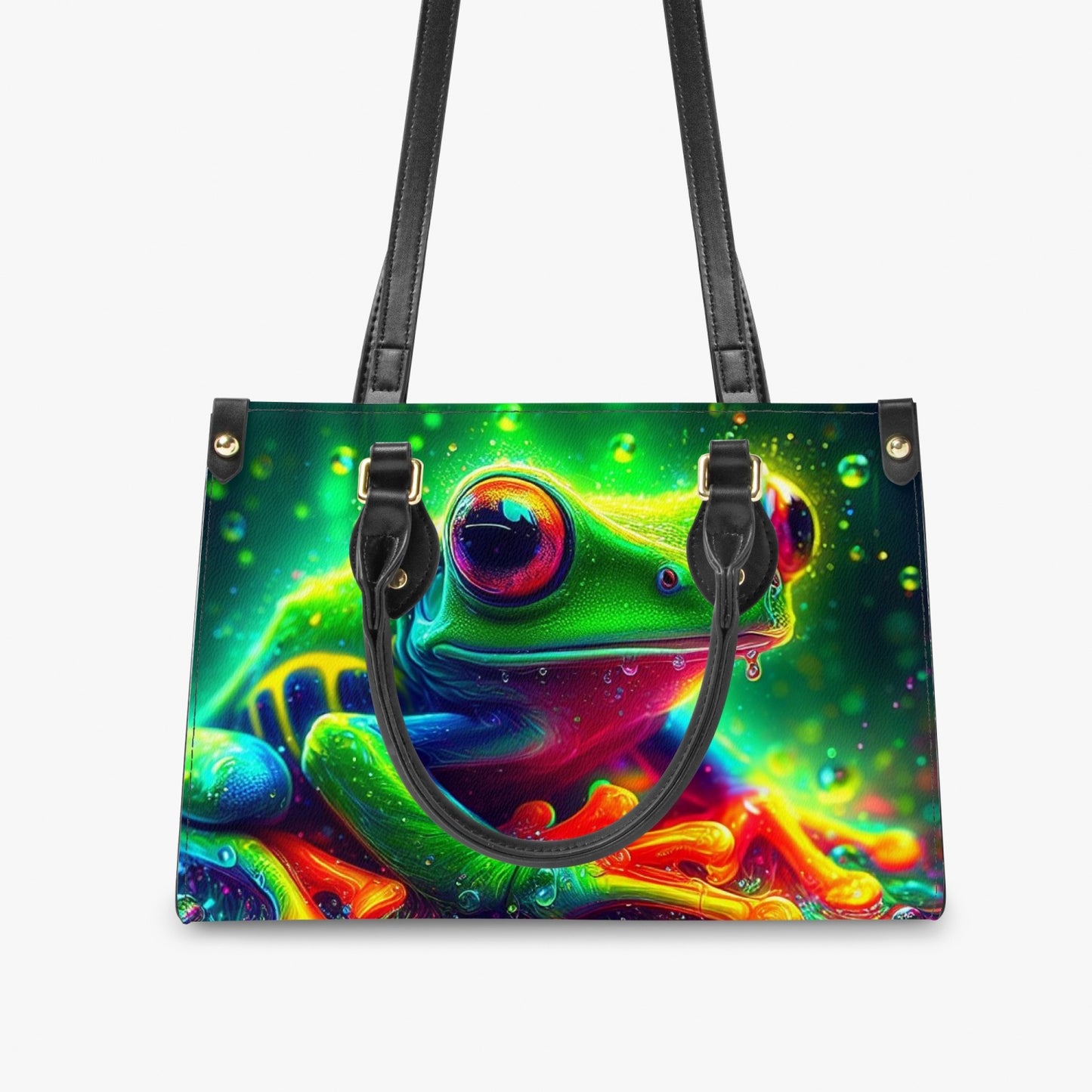 Women's Tote Bag - Long Strap - Frog