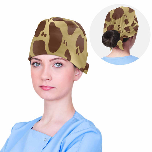 Nurse Scrub Cap Animal Print 11  Scrub Cap