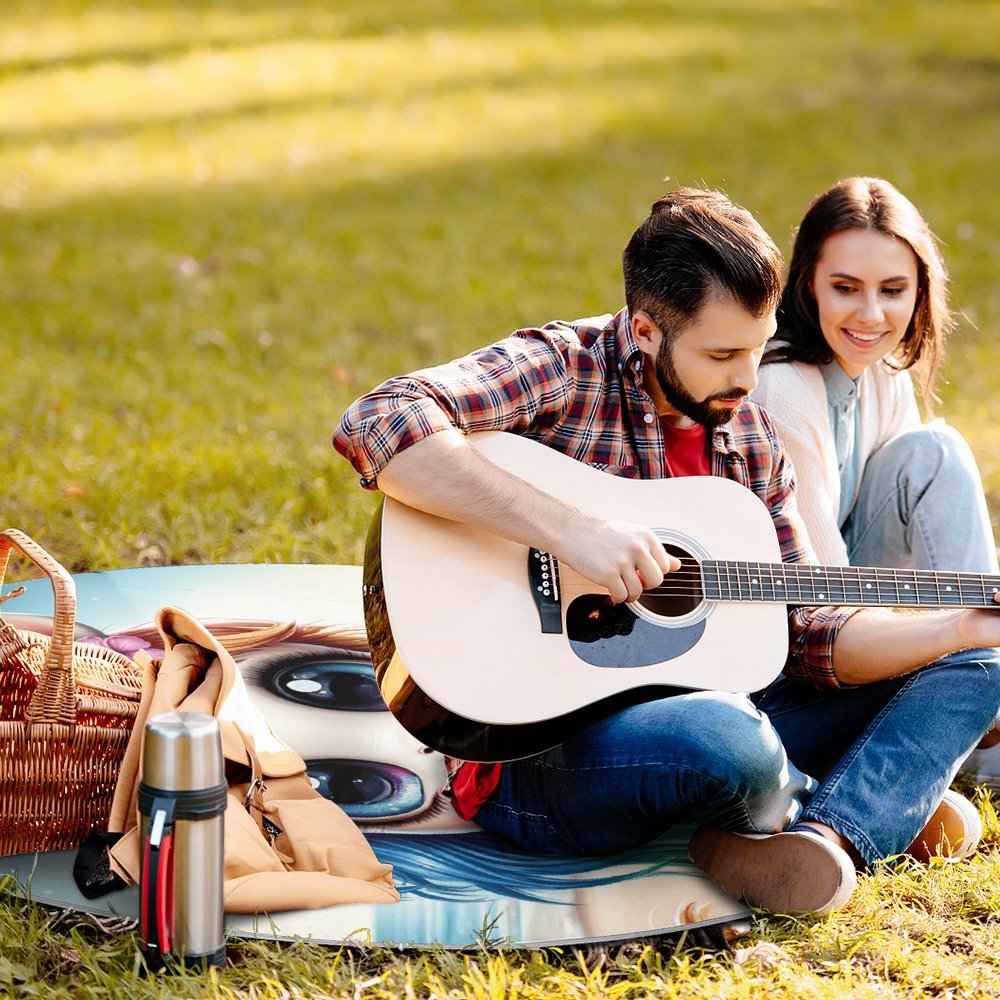 Round Picnic Mat Round outdoor picnic mat