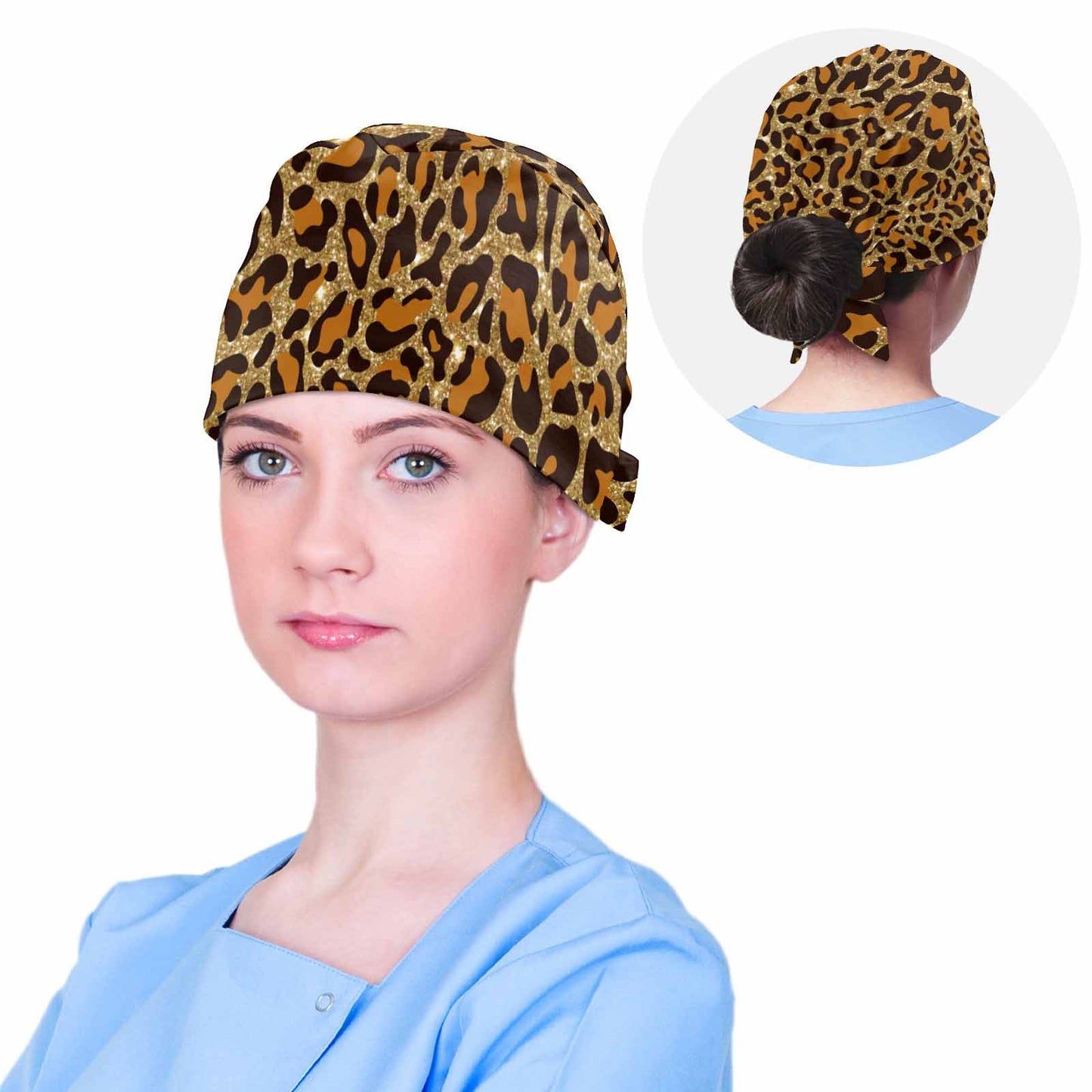 Nurse Scrub Cap Animal Print 5  Scrub Cap