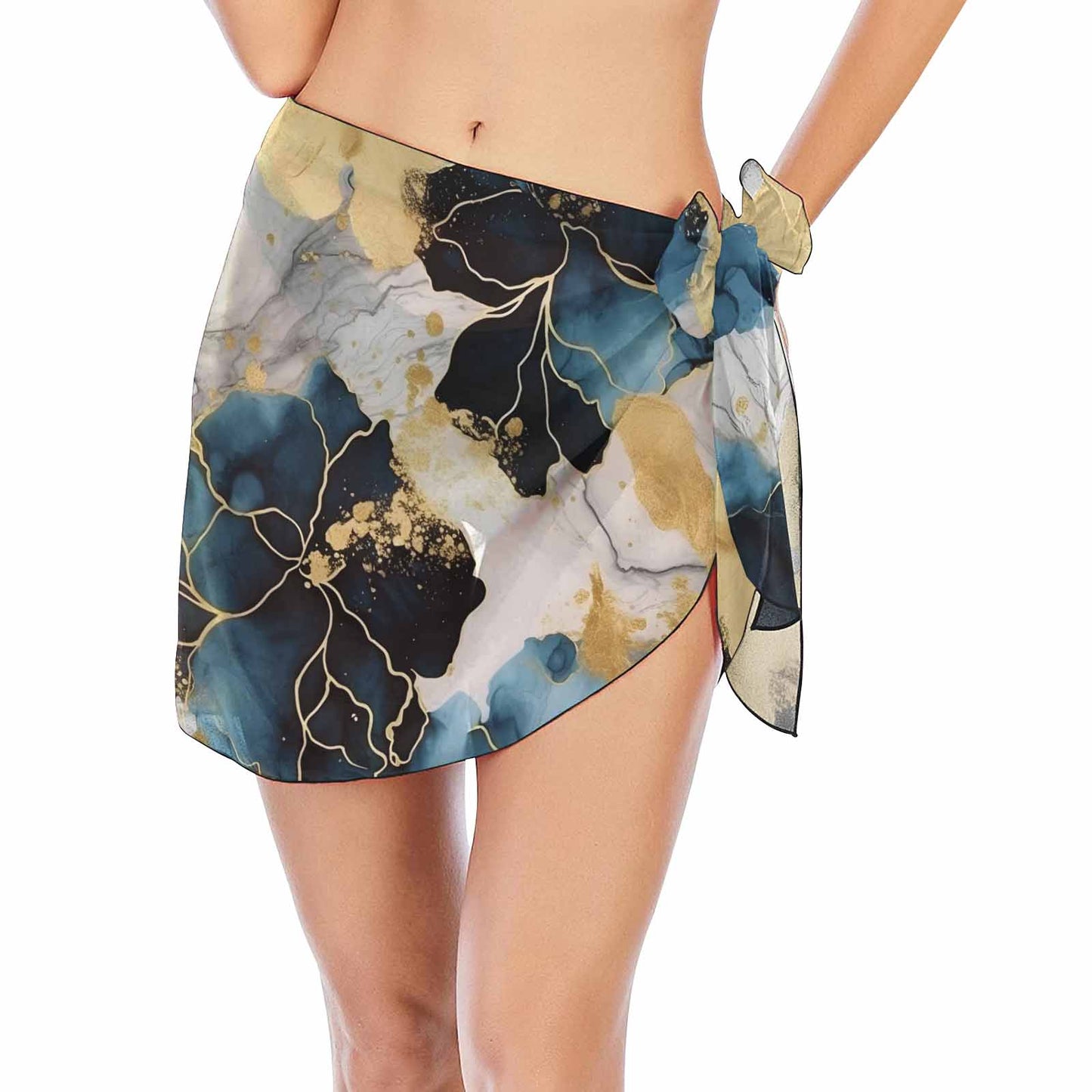 Alcohol Ink 2  Women's Beach Sarong Wrap