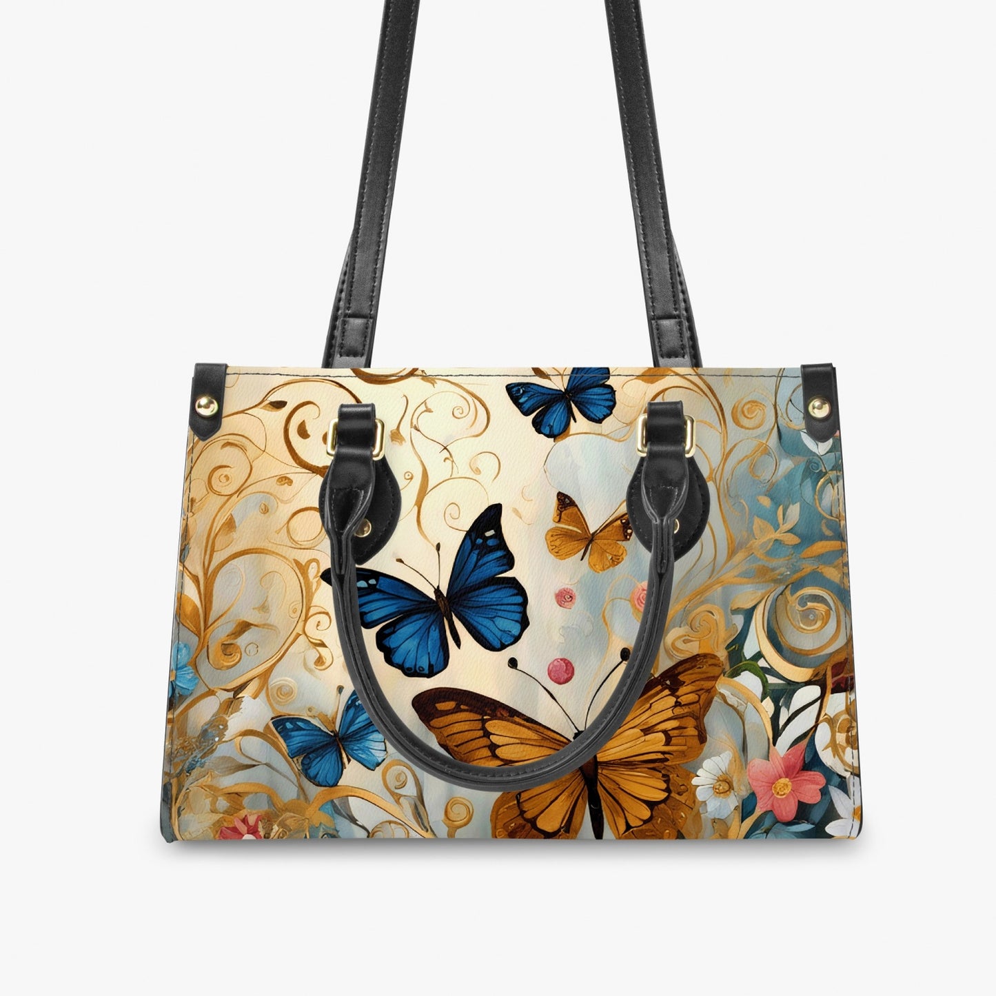 Women's Tote Bag - Long Strap - Butterfly Dreams