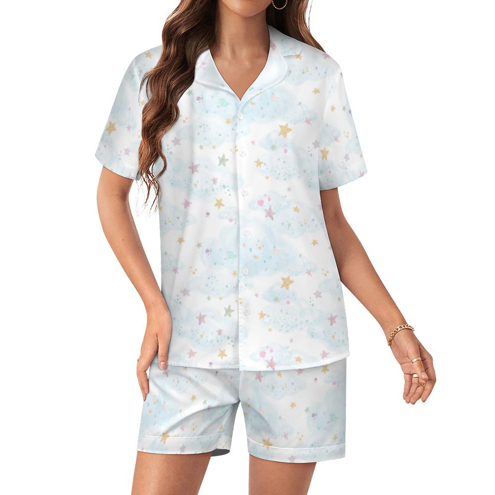 Women's Silk Satin Pajama Set Silk pajama set