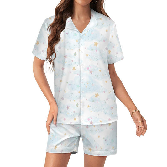 Women's Silk Satin Pajama Set Silk pajama set