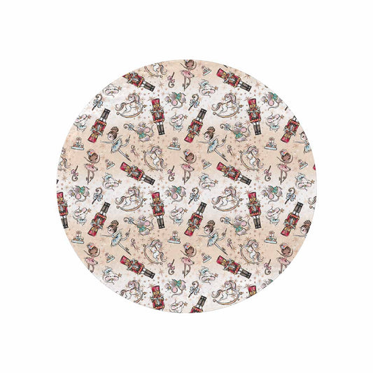 Nutcracker 50  Circular Micro Fleece Blanket 60"