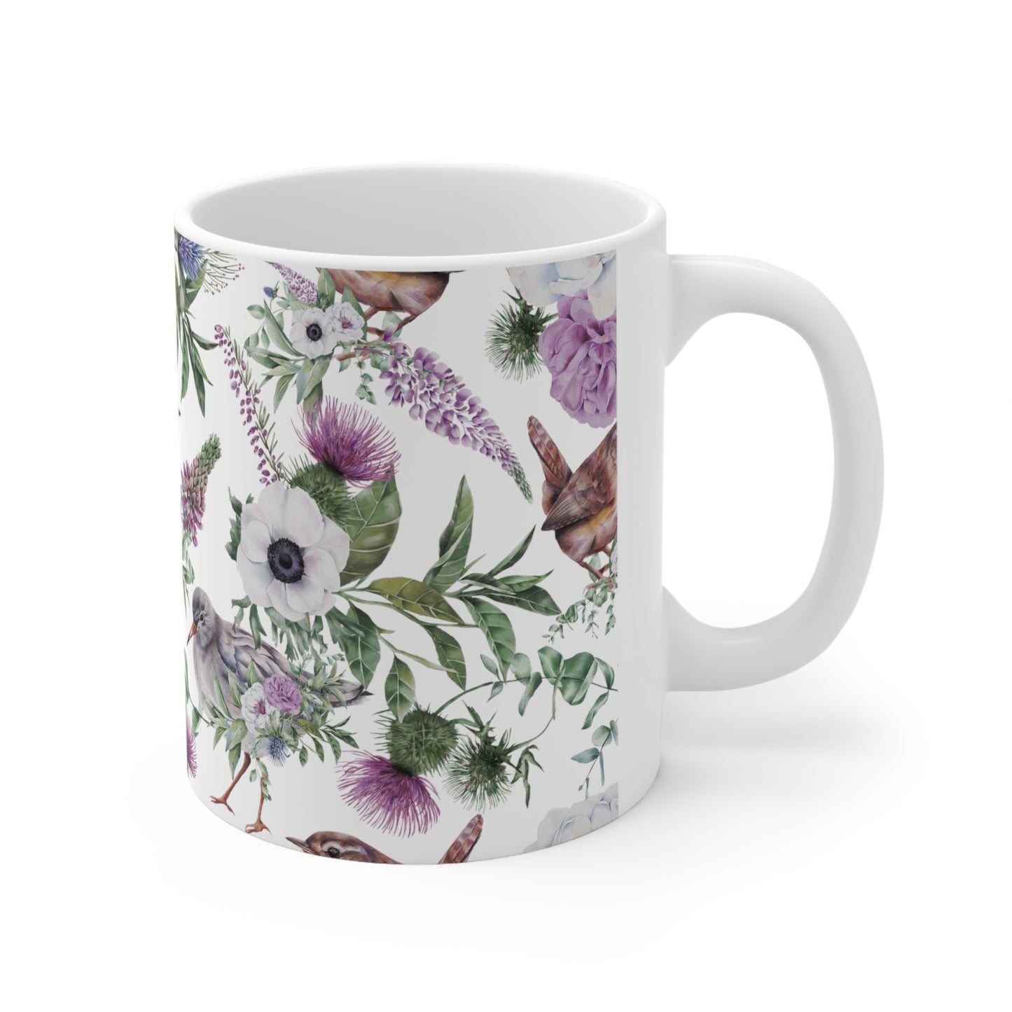 Scottish Floral, Ceramic Mug 11oz