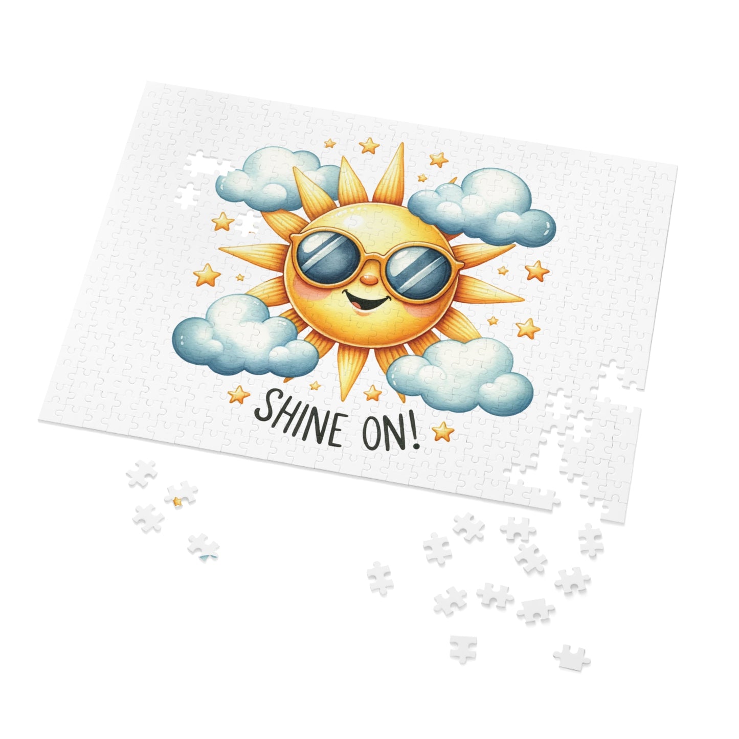 Jigsaw Puzzle, Sun, Shine On, Personalised/Non-Personalised (30, 110, 252, 500,1000-Piece)