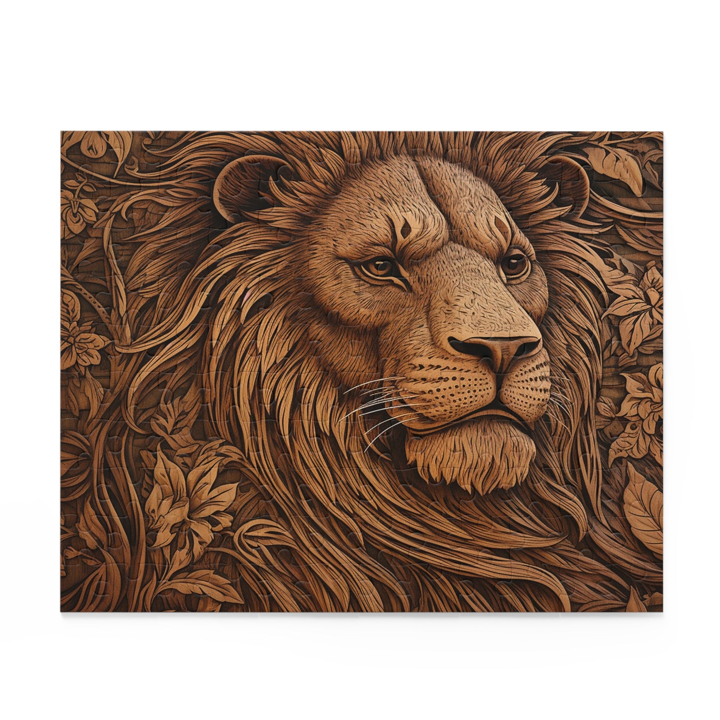 Personalised/Non-Personalised Puzzle, Lion (120, 252, 500-Piece)