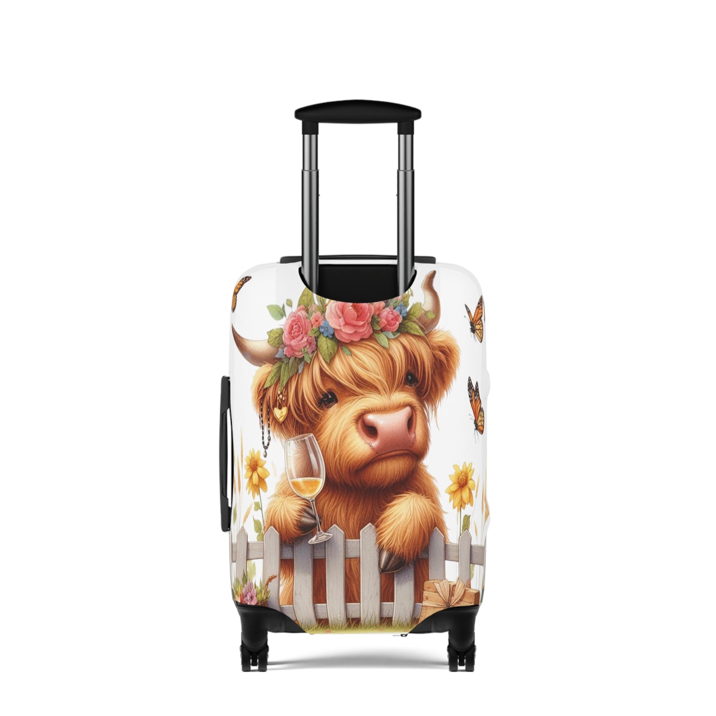 Luggage Cover, Highland Cow, awd-3046