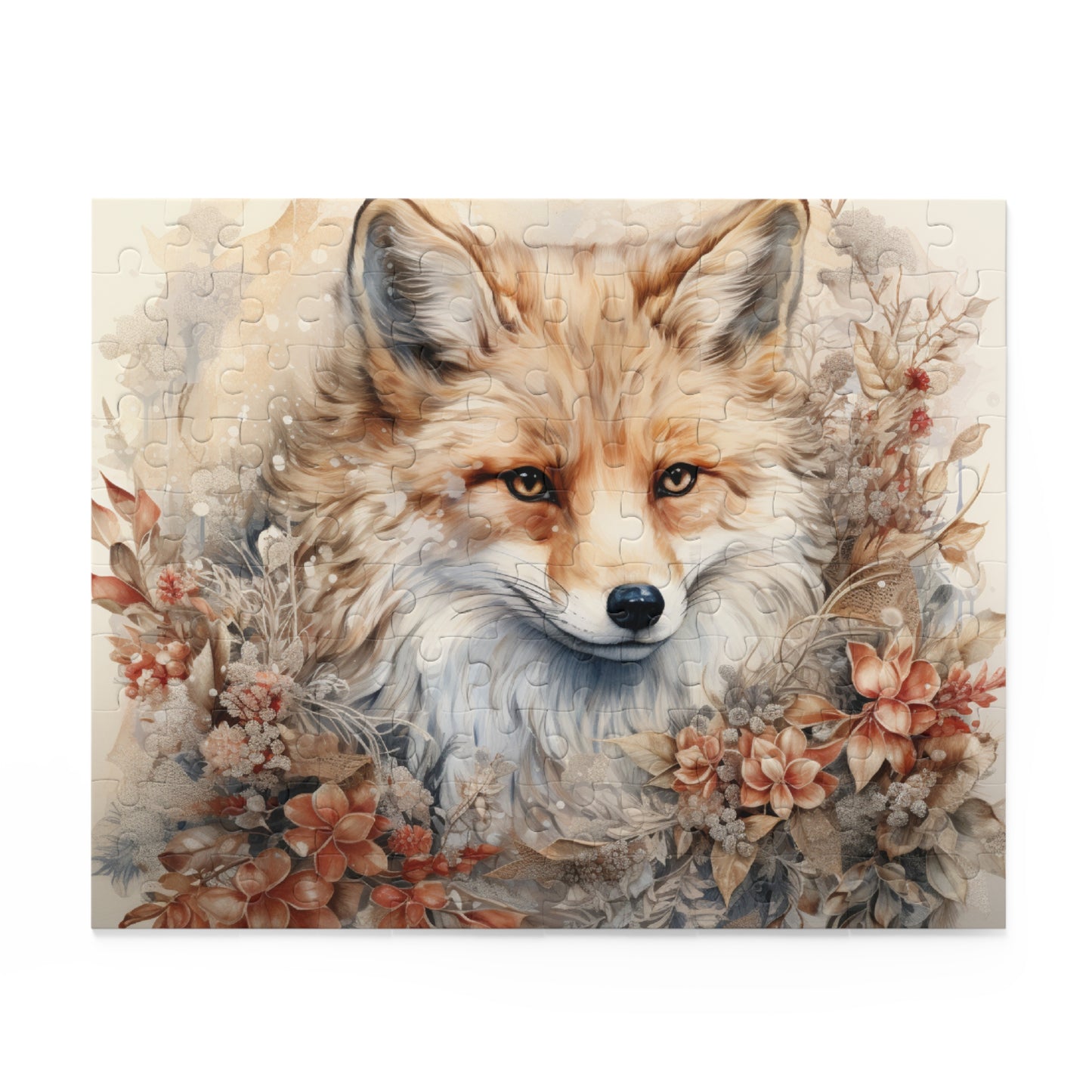 Personalised/Non-Personalised Puzzle, Fox (120, 252, 500-Piece)