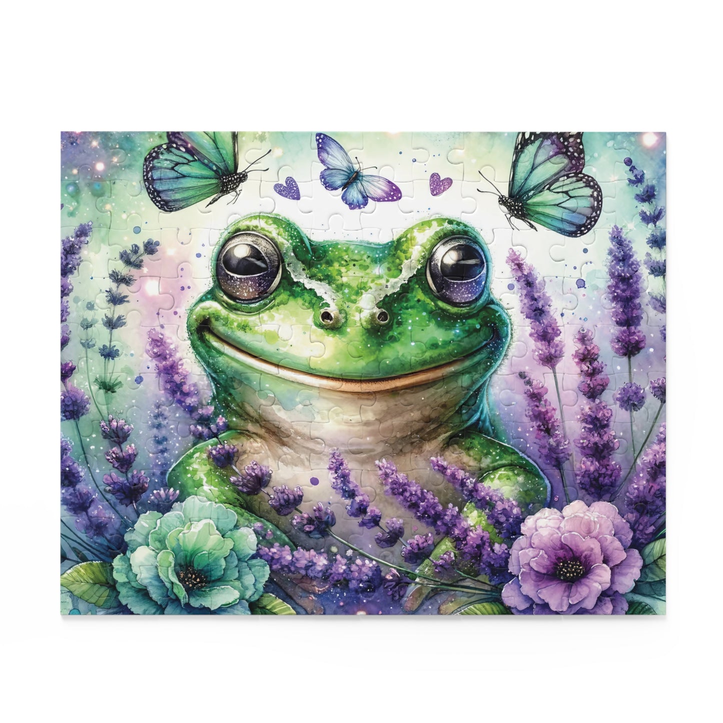 Personalised/Non-Personalised Puzzle, Frog (120, 252, 500-Piece)