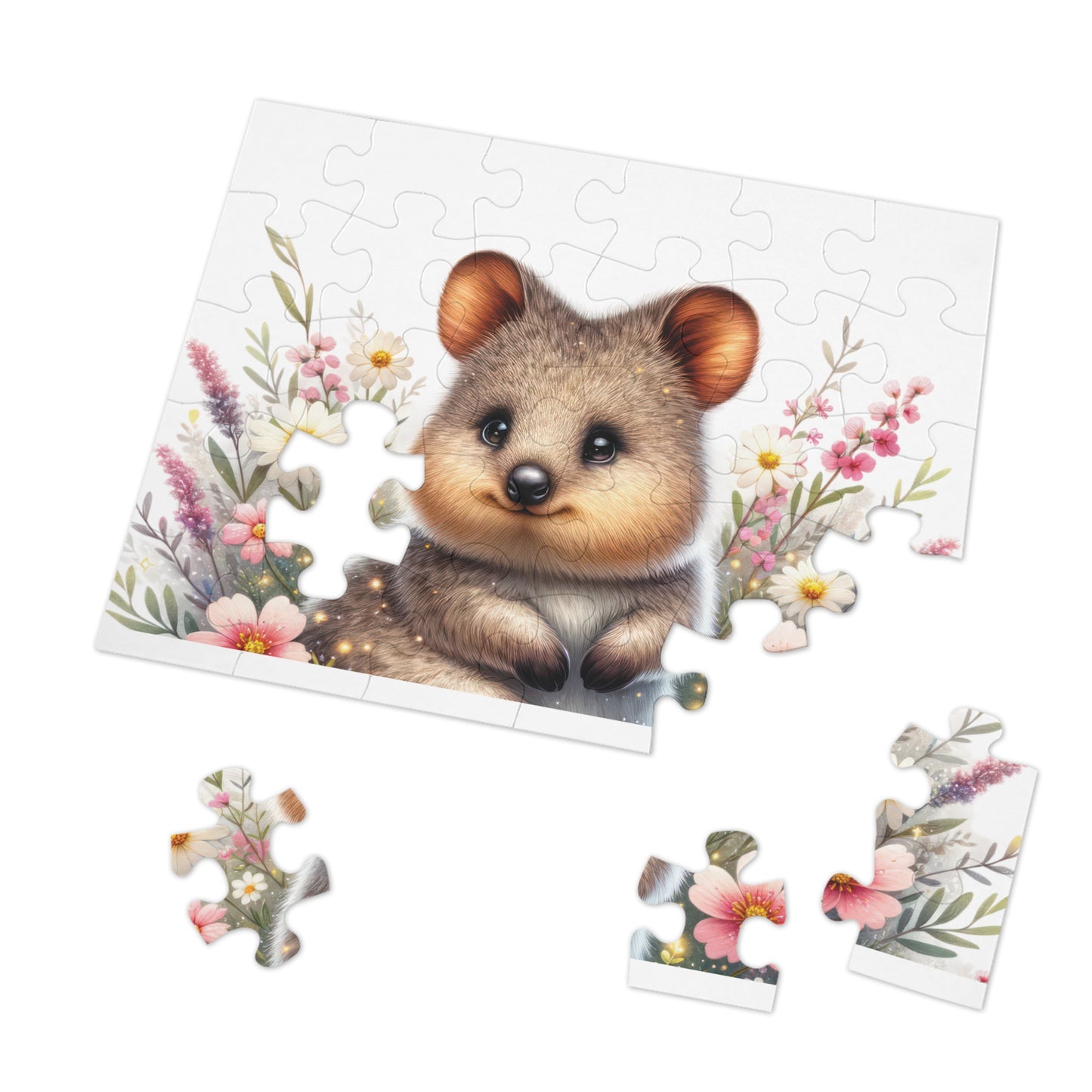 Jigsaw Puzzle in Tin, Australian Animals, Quokka, Personalised/Non-Personalised awd-1332 (30, 110, 252, 500,1000-Piece)