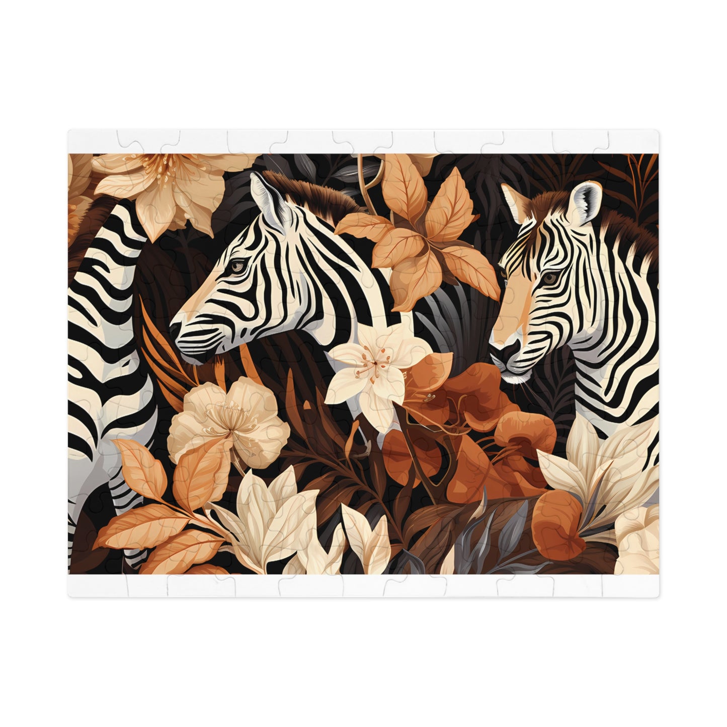 Jigsaw Puzzle, Zebra, Personalised/Non-Personalised (30, 110, 252, 500,1000-Piece)