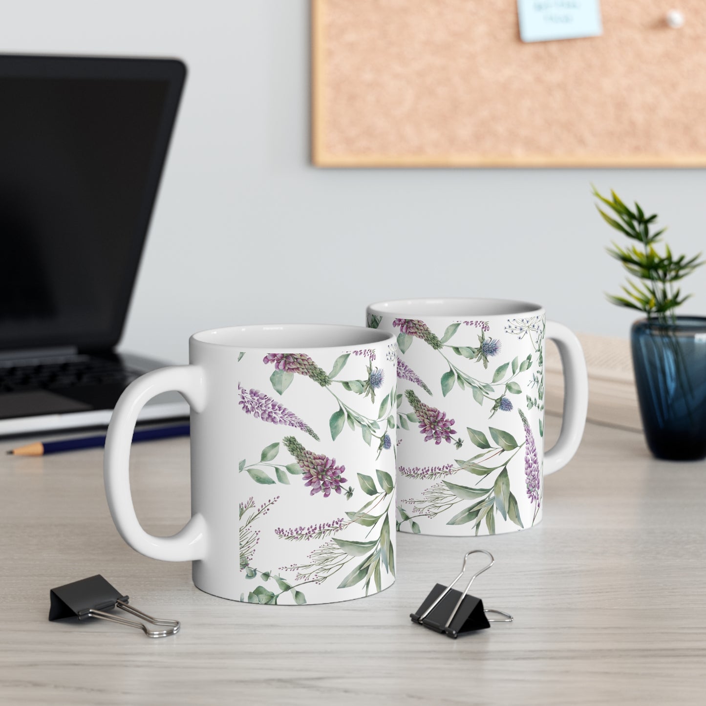 Scottish Floral, Ceramic Mug 11oz