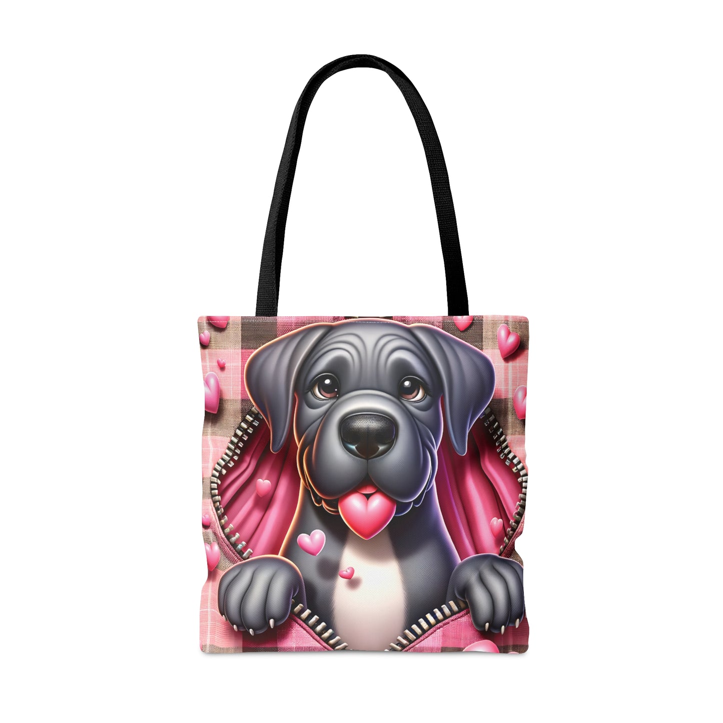 Tote Bag, Cute Dog, Personalised/Non-Personalised Tote bag