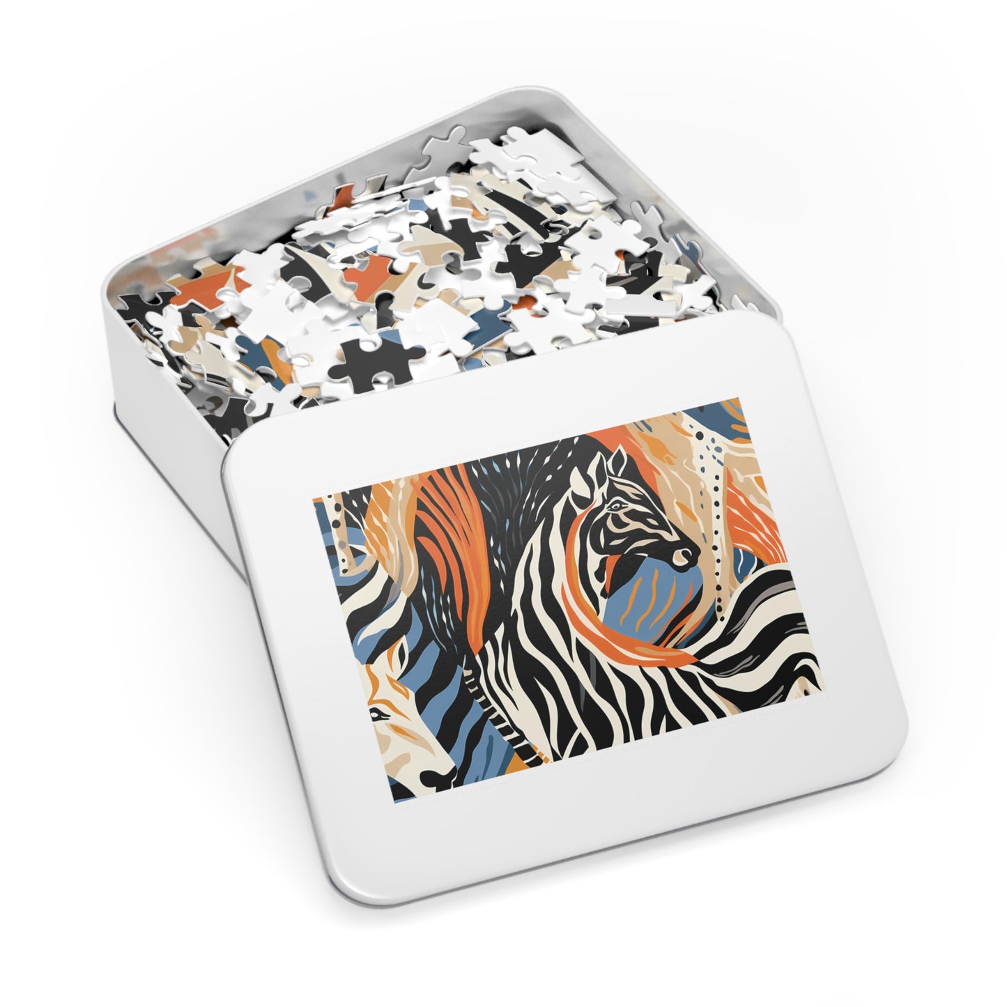 Jigsaw Puzzle, Zebra, Personalised/Non-Personalised (30, 110, 252, 500,1000-Piece)