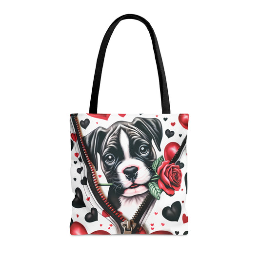 Tote Bag, Cute Dog, Personalised/Non-Personalised Tote bag