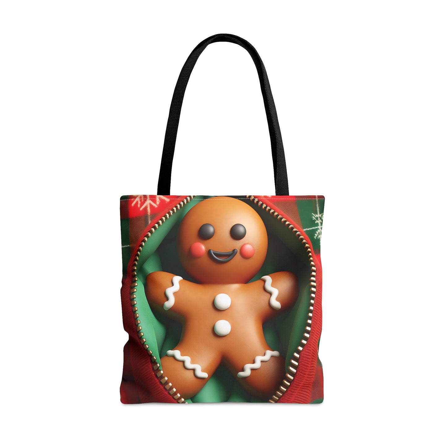 Tote Bag, Christmas, Gingerbread Man