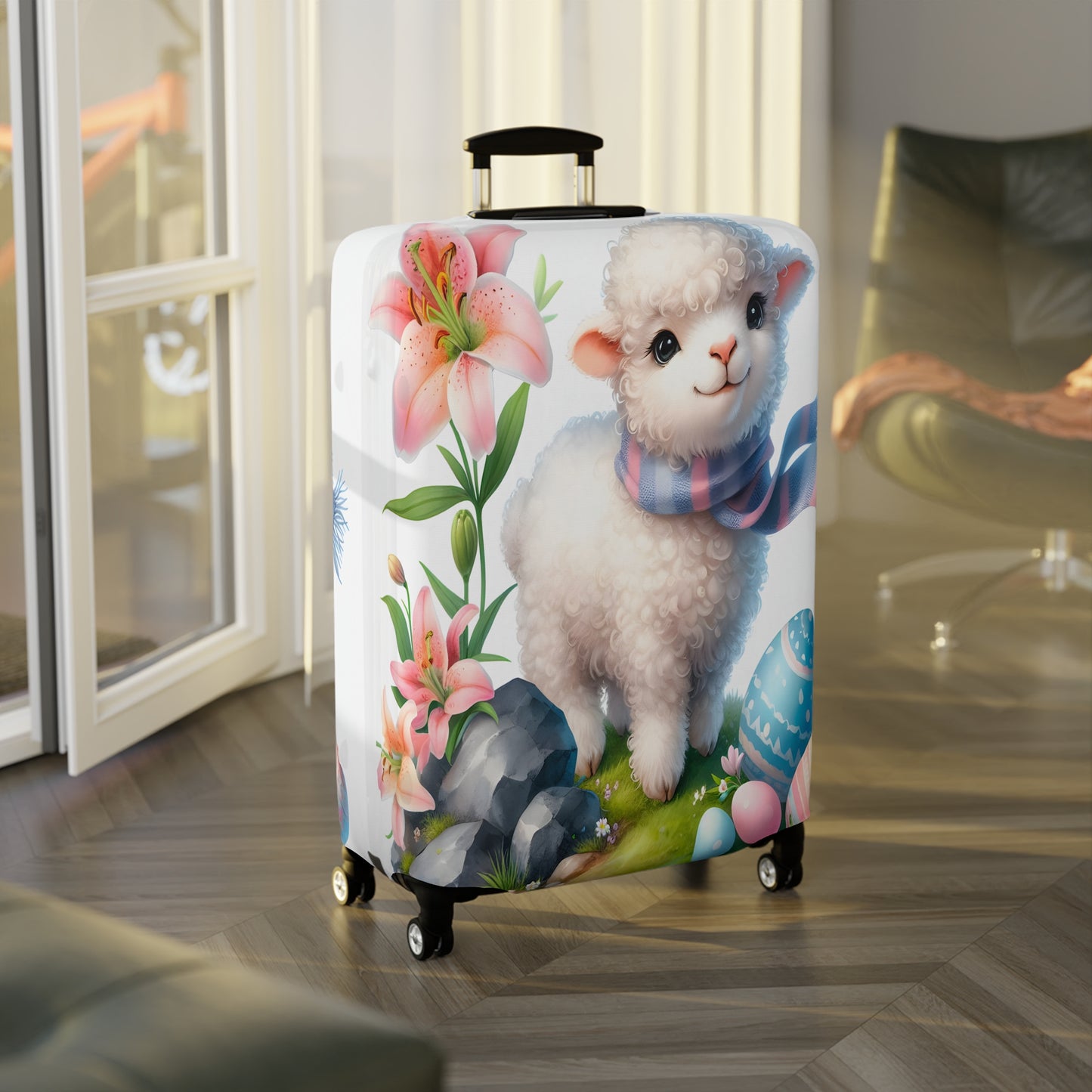 Luggage Cover, Easter, Lamb, awd-1601