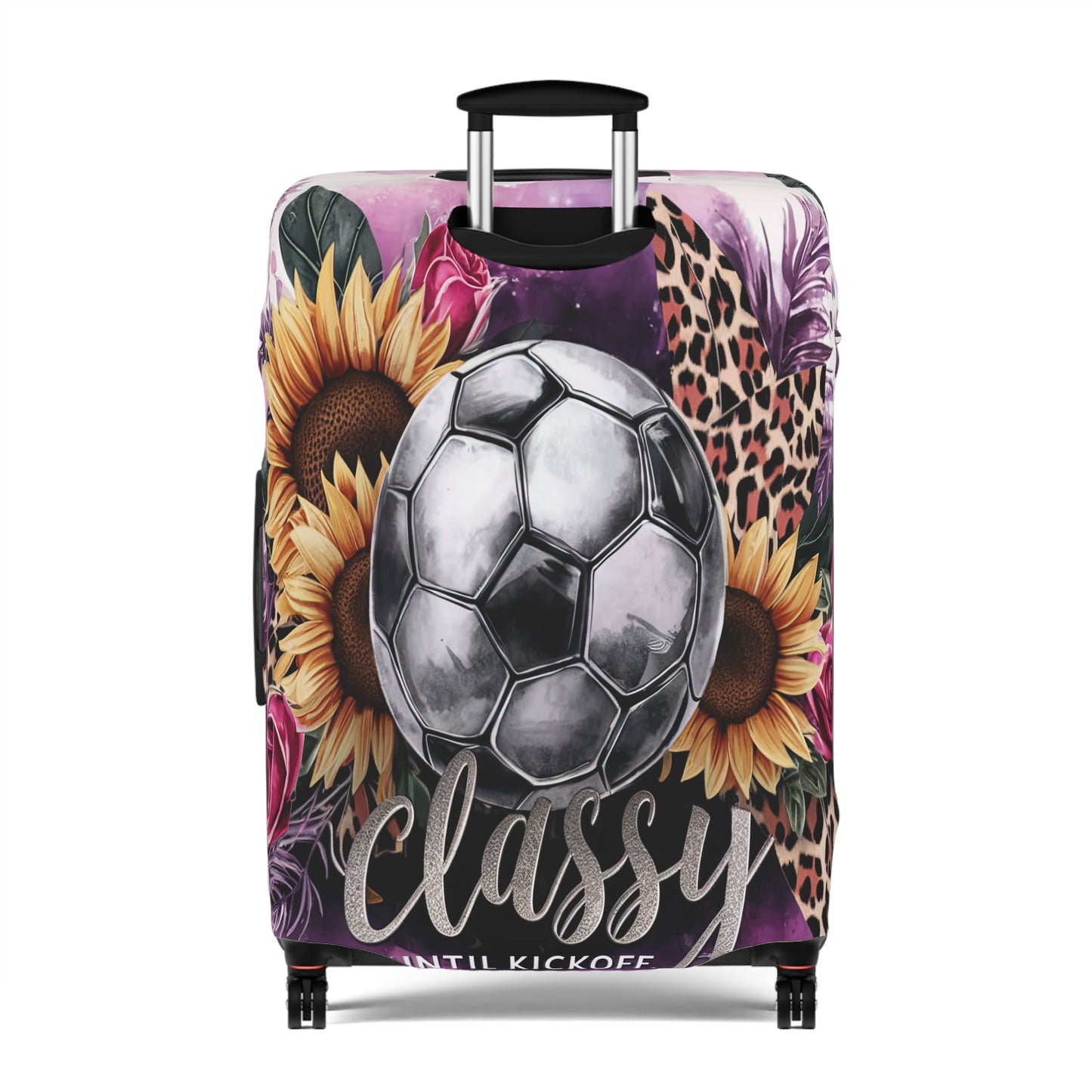 Luggage Cover, Soccer, Classy until Kickoff, awd-1732