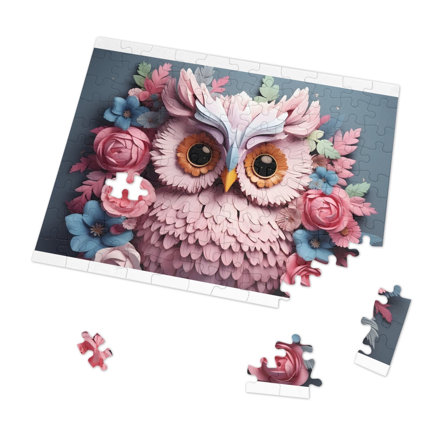 Jigsaw Puzzle, Owl, Personalised/Non-Personalised (30, 110, 252, 500,1000-Piece)