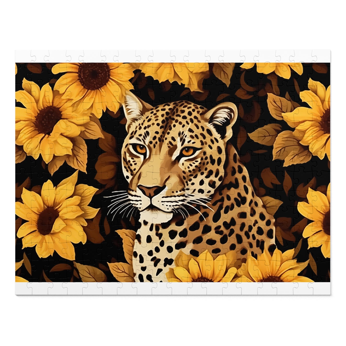 Jigsaw Puzzle, Leopard, Personalised/Non-Personalised (30, 110, 252, 500,1000-Piece)