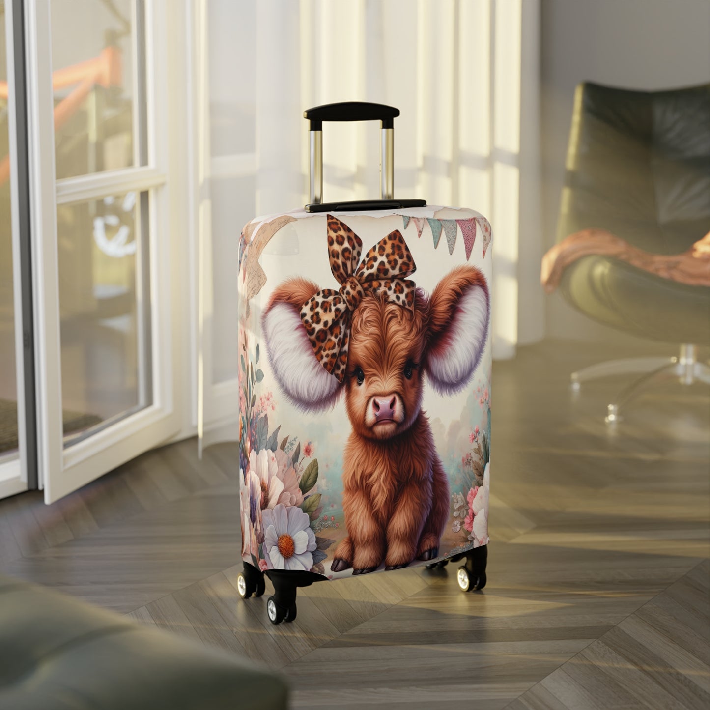 Luggage Cover, Highland Cow, awd-5016