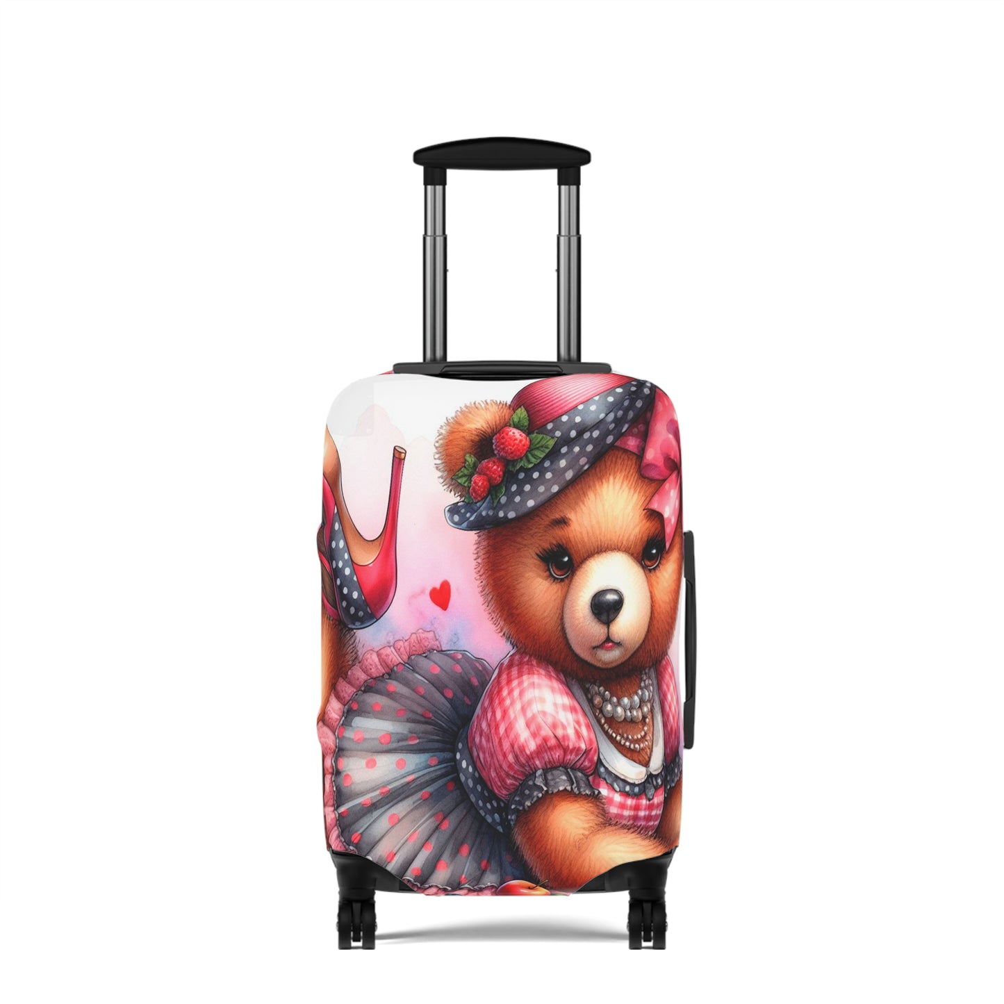 Luggage Cover, Rockabilly, Teddy Bear, awd-3033