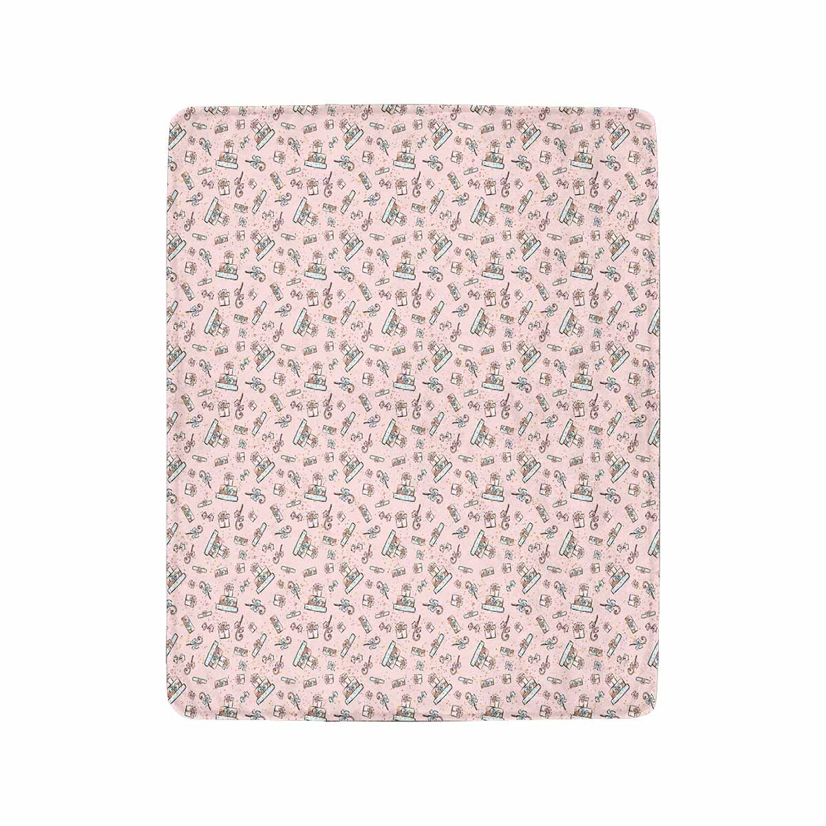 Pink Christmas Presents Ultra-Soft Micro Fleece Blanket 40*50