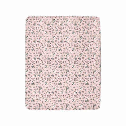 Pink Christmas Presents Ultra-Soft Micro Fleece Blanket 40*50