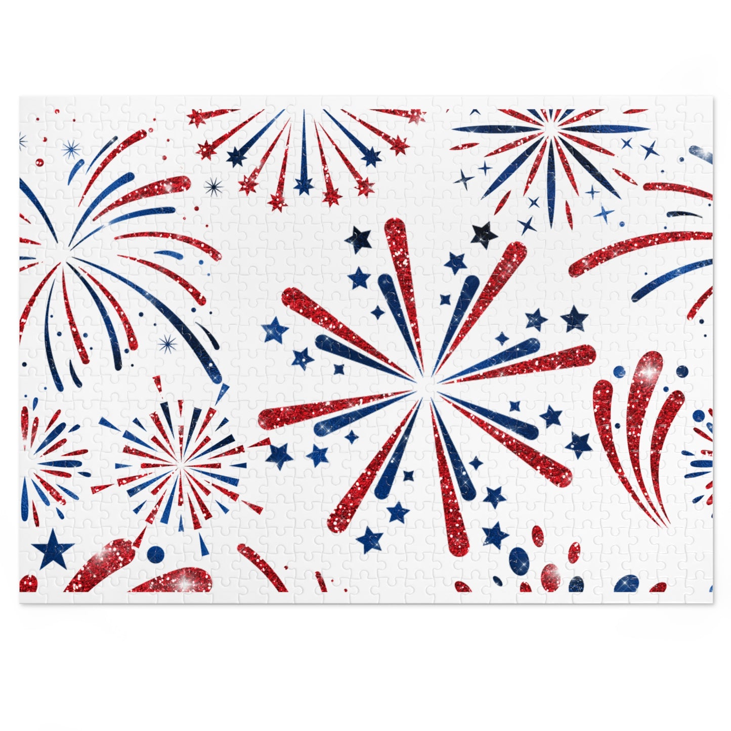 Puzzle, Fireworks, Personalised/Non-Personalised (30, 110, 252, 500,1000-Piece) awd-606