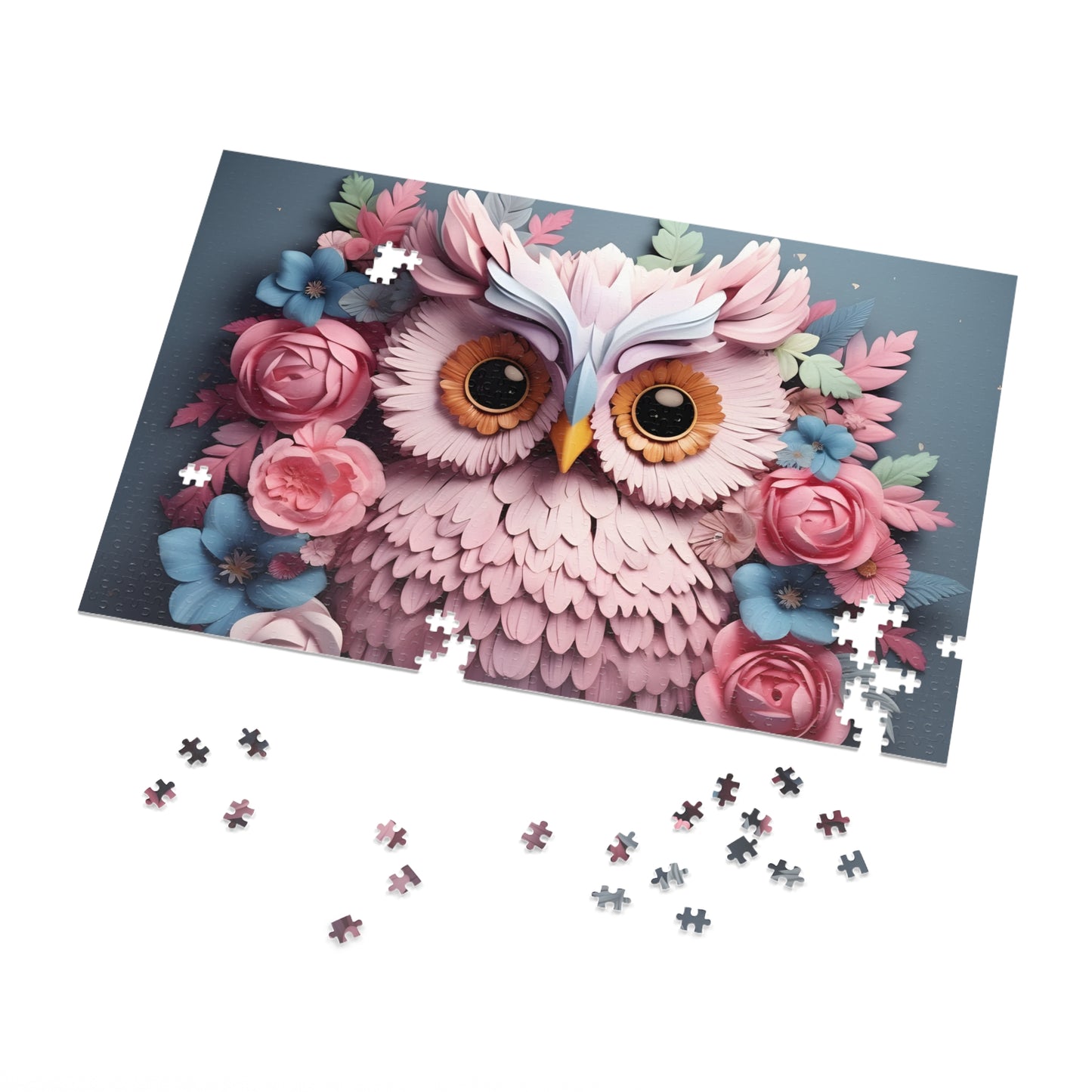 Jigsaw Puzzle, Owl, Personalised/Non-Personalised (30, 110, 252, 500,1000-Piece)