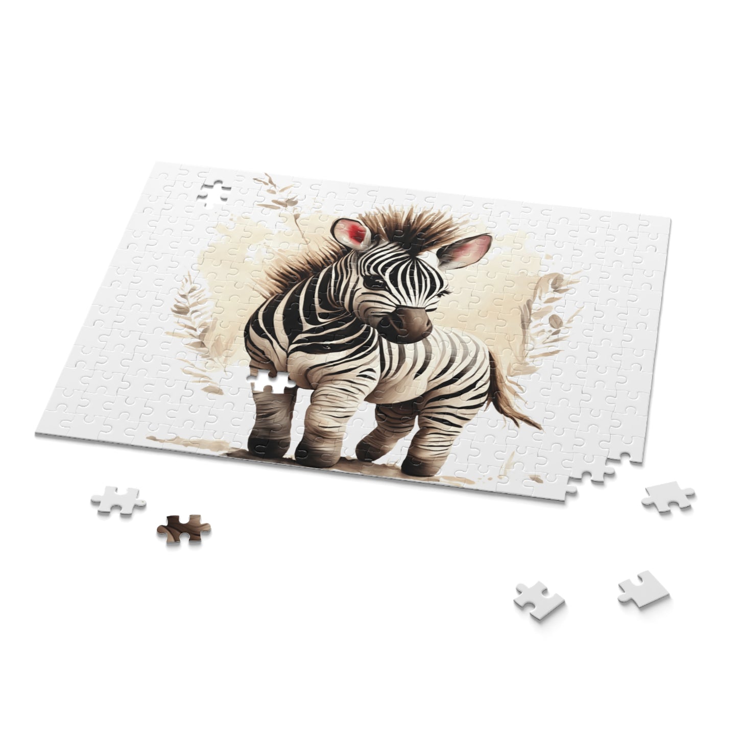 Personalised/Non-Personalised Puzzle, Zebra (120, 252, 500-Piece)