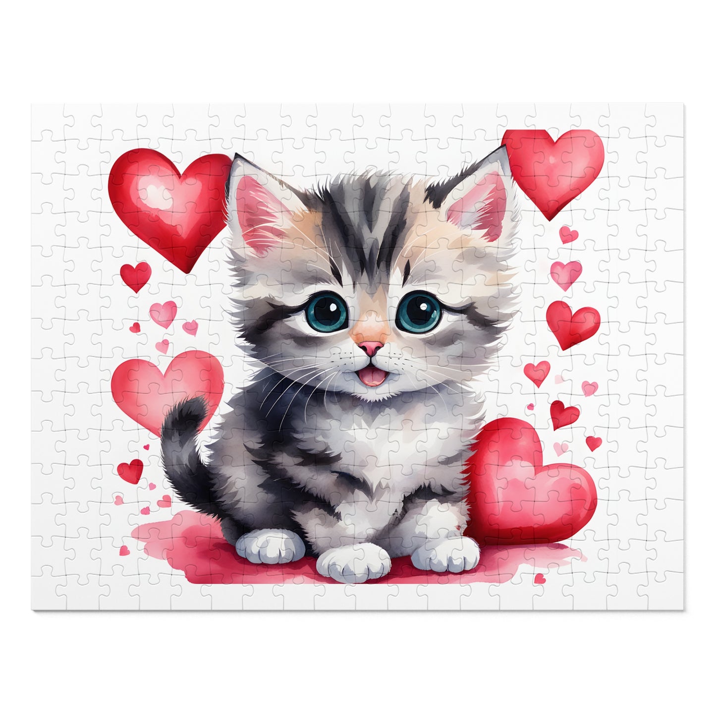 Jigsaw Puzzle, Cat, Personalised/Non-Personalised (30, 110, 252, 500,1000-Piece)