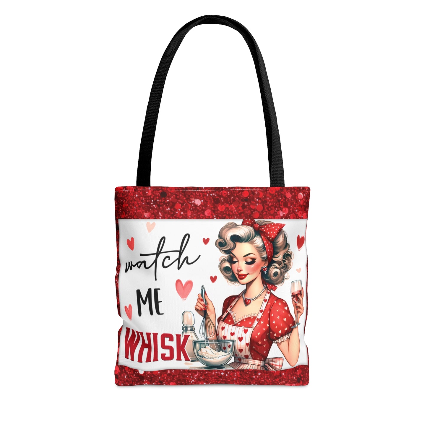 Tote Bag, Retro, Watch Me Whisk